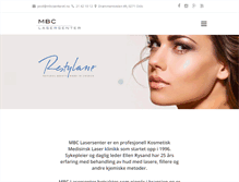 Tablet Screenshot of mbcsenteret.no